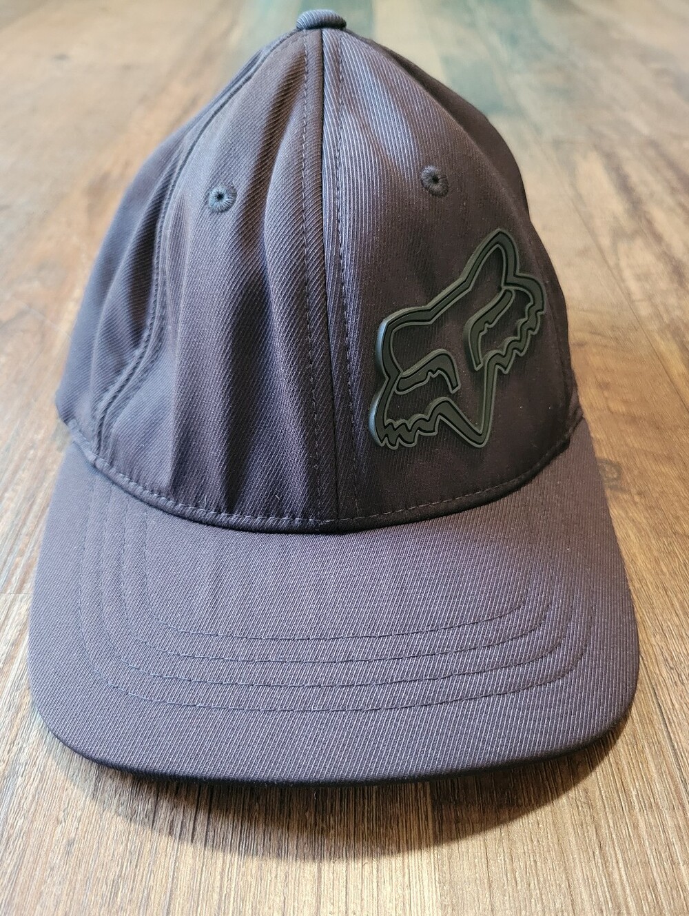 Fox Racing Black Gray Youth Fitted Hat